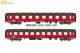 Arndt Spezial-Modelle 25102, EAN 2000075843043: N Set 2x Personenwag. UIC-Y DSB Epoche IV