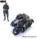 Artitec 10.422, EAN 8720168707321: H0 Reichspolizeimotorrad mit Beiwagen + 2 Figuren