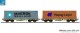 ESU 36604, EAN 4044645366042: H0 DC 2-tlg. Containertragwagen MAERSK + Hapay Lloyd VI