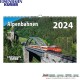 Eisenbahn-Kurier 5912, EAN 2000075520548: Alpenbahnen Kalender 2024
