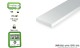 Evergreen 500109, EAN 787026001098: 10 Vierkantprofile 350mm x 0,25mm x 6,30mm