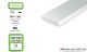 Evergreen 500123, EAN 787026001234: 10 Vierkantprofile 350mm x 0,50mm x 1,50mm