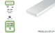 Evergreen 500133, EAN 787026001333: 10 Vierkantprofile 350mm x 0,75mm x 1,50mm