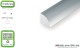 Evergreen 500249, EAN 787026002491: 3 Viertelrundstangen 350mm x DM 2,00mm