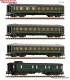 Fleischmann 6260004, EAN 4005575259019: N Schnellzugwagen Schürzenwagenset 4-tlg DB