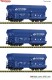 Fleischmann 6660086, EAN 4005575262897: N 3-tlg. Set: Selbstentladewagen, PKP Cargo
