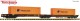 Fleischmann 825340, EAN 4005575255066: N Container-Doppeltragwagen GYSEV CARGO