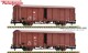 Fleischmann 826213, EAN 4005575253826: N 2-teiliges Set, gedeckte Güterwagen, Epoche V, DB AG
