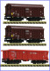 Fleischmann 829357, EAN 4005575251051: N Set 1: Tontransportwagen 3-teilig der DB AG
