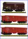 Fleischmann 829358, EAN 4005575251068: N Set 2: Tontransportwagen 3-teilig der DB AG
