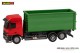 Faller 161493, EAN 4104090614935: Car System Lorry MB Actros LH´96 Roll-off container (HERPA) 1:87