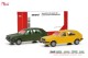 Herpa 012195-010, EAN 4013150353809: 1:87 MiniKit VW Golf II 4-türig, olivgrün/ginstergelb