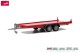Herpa 052450-004, EAN 4013150354752: PKW-Transportanhänger 2a rot