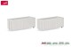 Herpa 053884-003, EAN 4013150354776: Abrollmulden 2Stk gerippt,wei