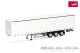 Herpa 077125, EAN 4013150077125: 1:87 Schmitz Gardinenplanen-Auflieger mit innenliegender Verriegelung, weiß/Chassis silber
