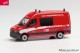 Herpa 096881, EAN 4013150096881: 1:87 Mercedes-Benz Sprinter `18 Halbbus Feuerwehr Frankfurt/Rettungshundestaffel