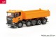 Herpa 316996, EAN 2000075570581: H0/1:87 Scania XT17 Meiler 3-Seitenkipper 4achs, kommunalorange