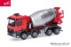 Herpa 319133, EAN 4013150319133: 1:87 MB Arocs M Betonmischer 4a rot/silber