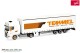 Herpa 321792, EAN 4013150321792: Scania CR 20 Hochdach Lowlinergardinenplanen-Sattelzug Temmel/Natascha Stoni