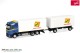 Herpa 321945, EAN 4013150321945: Mercedes-Benz Actros L ProCabin Bigspace Wechselkoffer-Hängerzug Geis