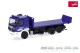 Herpa 322201, EAN 4013150322201: 1:87 Mercedes-Benz Actros Wechsellader-LKW mit Abrollflat THW Frankfurt/Main