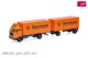 Herpa 322492, EAN 4013150322492: Volvo F88 Koffer-Hängerzug Deutrans