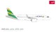 Herpa 539746, EAN 4013150539746: LATAM Airlines Brasil Airbus A320neo - Brazil Flag livery - PR-XBG