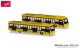 Herpa 558631, EAN 4013150558631: Scenix: 2 Airport Busse 1:200