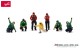 Herpa 82TSMWAC007, EAN 2000008593069: 1:200 US Navy Deck Crew 8 Fig.