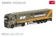Herpa 952040, EAN 4013150952040: Mercedes-Benz Actros 18 L Gigaspace Kühlkoffer-Sattelzug Niedermaier 80 Jahre