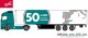 Herpa 955096, EAN 4013150955096: H0 1:87, Volvo FH GI. XI Kühlkoffer-Sattelzug Dreier 50 Jahre Marokko Transport