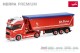 Herpa 963213, EAN 4013150963213: 1:87 Herpa Premium: Volvo FH Aero GL XL Stöffelliner-Sattelzug Johs. Toustrup, Dänemark