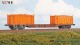 A.C.M.E. 40431, EAN 2000075718785: H0 Containertragwagen Typ Sgns, Tourax 20ft. Diazano