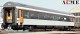 A.C.M.E. 50857, EAN 2000075059130: H0 Kinowagen in Corail Lackierung, für die Epoche 4/5 der SNCF