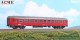 A.C.M.E. 52182, EAN 2000075671905: H0 Personenwagen Typ Y der DSB, 2. Klasse, Epoche IV