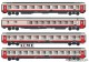 A.C.M.E. 55284, EAN 2000075392725: H0 Set 4 teilig Frecciabianca