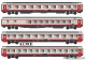 A.C.M.E. 55284, EAN 2000075392725: H0 Set 4 teilig Frecciabianca