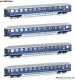 Hobbytrain 22200, EAN 4250528613169: 4tlg. TOUROPA Set 1 DB Ep.III