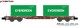 Hobbytrain 23204, EAN 4250528624370: N Containerwagen Sgjkkmms 699 DB