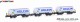 Hobbytrain 23492, EAN 4250528624387: N 3er Set Zementsilowagen Uacs Holcim
