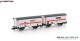 Hobbytrain 24253, EAN 4250528621331: N 2er Set Bahnbauwagen K3 SERSA