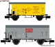 Hobbytrain 24255, EAN 4250528623502: N 2er Set gedeckte Güterwagen K2 u. K3 SBB Maggi und Weintransport II