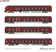 Hobbytrain 25401, EAN 4250528620273: N 3er Set Railjet DANI mit Steuerwagen ÖBB