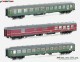 Hobbytrain 43037, EAN 4250528620860: H0 AC 3er Set Personenwagen D1213 DB