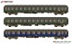 Hobbytrain 43040, EAN 4250528620891: H0 DC 3er Set Personenwagen D1213 DB