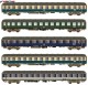 Hobbytrain 43048, EAN 4250528622819: H0 DC 5er Set Personenwagen D 912 Emsland DB