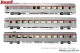 Jouef 4165, EAN 5055286702808: H0 DC 3er Set TEE Mistral Reisezugwagen SNCF