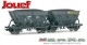 Jouef 6198, EAN 8425420705953: H0 2er Set Schüttgutwagen EF60 der SIMOTRA der SNCF