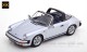 KK-Scale 180713, EAN 4260699761248: 1:18 Porsche 911 3.2 Targa 1988 (250.000 Porsche 911) silbergrau (mit herausnehmbarem Targadach)