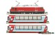 Kato 7074068, EAN 4949727688701: N analog Glacier Express 3-teilig der RhB